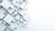 © mashimara - Abstract 3D Cube Composition: A dynamic arrangement of three-dimensional cubes in varying sizes and positions, forming a visually compelling abstract composition.