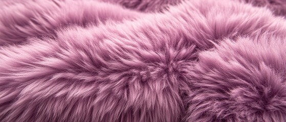 Poster - Luxurious plush texture in soft mauve tones creating a cozy and inviting atmosphere with a shallow depth of field and a macro perspective