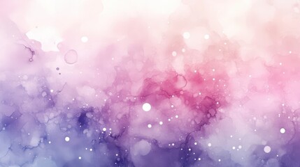 Wall Mural - Abstract pastel watercolor with glowing orbs misty backdrop for wallpaper