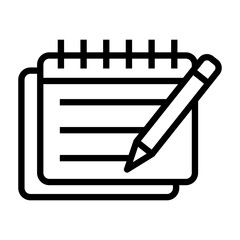 Poster - notes vector icon