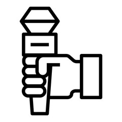 Poster - mass media vector icon