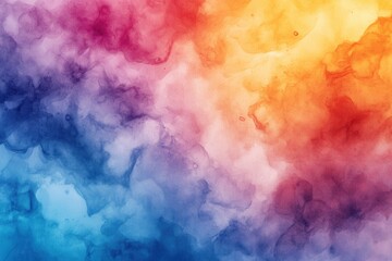 Poster - Abstract watercolor painting with vibrant colors and fluid textures creating a dreamy and artistic background for creative projects and modern designs