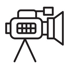 Poster - Video Camera vector icon
