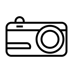 Poster - Camera vector icon