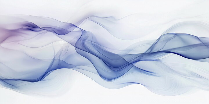 Abstract sky blue background. Light horizontal waves with a violet tint