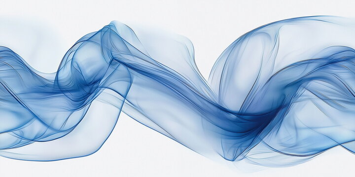 Abstract sky blue background. Swirls of dark lines