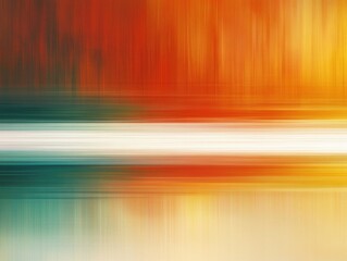 Poster - Abstract Horizon of Warmth and Light Energetic Motion with Vibrant Colors and Soft Texture