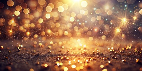 Poster - Vintage Photo of Sparkling Dust, Magical Glimmer, Retro Fairy Dust, Celestial Shimmer