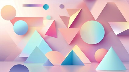 Poster -  professional presentation abstract background