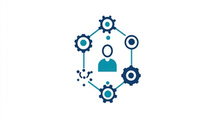 Poster - Teamwork and collaboration graphic