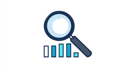 Poster - Data analysis magnifying glass