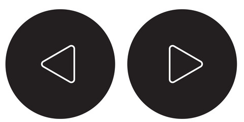 Poster - Play button flat icons on transparent backdrop. Digital web vector illustration design. play button icon set transparent background play button set png. EPS 10.