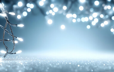 Poster - A serene background of glowing lights creates a magical atmosphere, perfect for celebrations or festive occasions.
