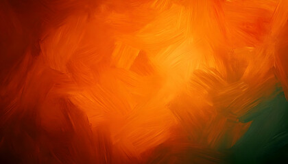 Poster - A vibrant abstract background featuring a blend of warm orange tones with soft brush strokes, perfect for creative projects.