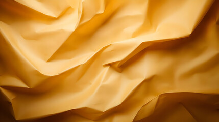 Poster - A vibrant, crumpled yellow background texture perfect for creative projects, presentations, or digital art.