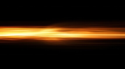 Poster - Golden light streaks across a dark canvas creating a sense of speed energy and movement abstract design with a modern futuristic vibe