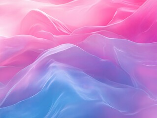 Poster - abstract gradient waves in pastel pink and blue hues creating a soft and dreamy background for graph