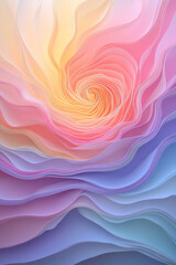 Leinwandbilder - Dynamic swirling currents with pink and purple gradients, embodying a cutting-edge feel,