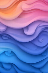 Leinwandbilder - Dynamic swirling currents with pink and purple gradients, embodying a cutting-edge feel,
