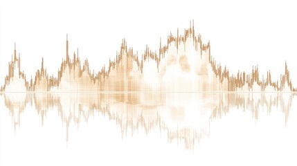 Poster - Abstract financial data graphic, background reflection