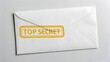 © Azmanrazak - Top Secret Envelope on White Background for Privacy