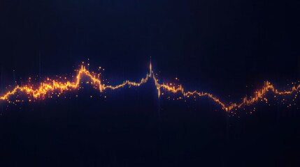 Poster - Abstract fire wave graphic