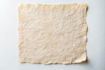 Poster - Aged parchment paper with rough torn edges showcasing texture.