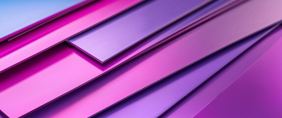 Poster - pink to purple gradient shiny metal flat sheets plain polished surface texture background backdrop