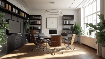 Poster - Modern Office Meeting Room Interior
