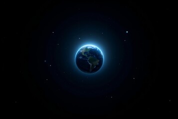 Wall Mural - planet earth in space