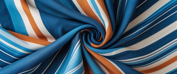 Poster - elegant blue theme retro stripes abstract background concept backdrop illustration cartoon