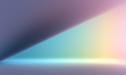 Poster - Light gradient abstract background with smooth color transitions. Gradient light creates a visually appealing and modern backdrop