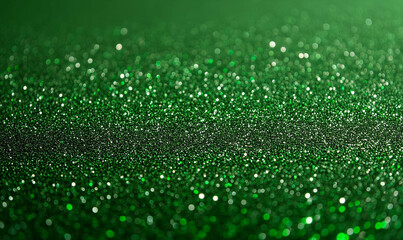 Poster - Green glitter background texture. Abstract green glitter texture. Green glitter background close up