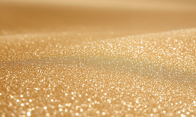 Poster - Gold glitter background with golden sparkly glitter. Glitter background with shiny gold glitter texture