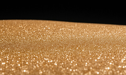 Poster - Sparkling gold glitter background. Golden glitter texture abstract background with sparkling effect. Gold glitter background for design