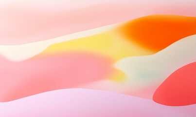 Poster - Abstract background with colorful gradient. Abstract background with flowing shapes and vibrant colors