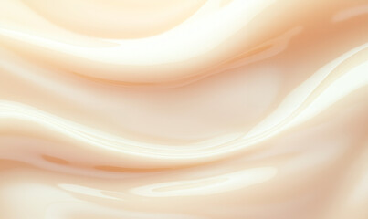 Poster - Smooth texture abstract background. Creamy smooth texture creates an abstract background. The surface is glossy and flowing