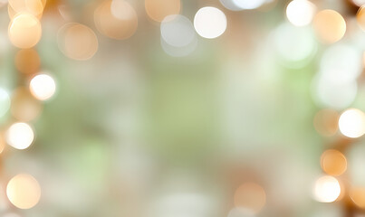 Poster - Bokeh lights background with soft light creates a dreamy and ethereal atmosphere. Bokeh lights in soft focus create a beautiful and magical backdrop
