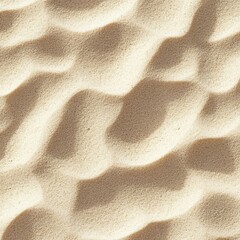 Poster - Golden sand dunes with rippled texture under sunlight creating a serene beach atmosphere and a sense of tranquility for summer vacation