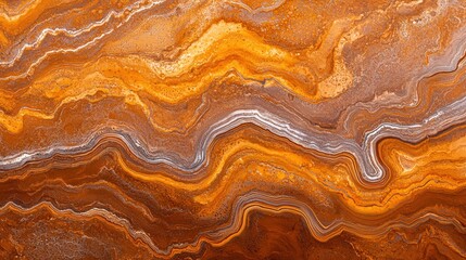 Poster - Beautiful brown and white marble surface showcasing unique veins and patterns ideal for interior design and decoration