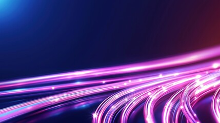 Poster - Dynamic display of colorful neon light streaks creating a vibrant and energetic atmosphere, perfect for modern designs