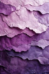 Poster - Abstract purple layers of textured paper creating a unique background with artistic depth and visual interest for design projects