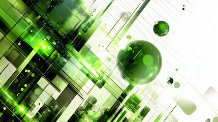 Fototapete - Black Abstract technology Illustration background