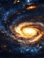 Wall Mural - Galaxy Nebula: Astronomical Cosmos at Night