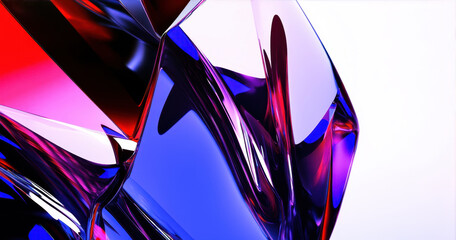 Poster - Abstract colorful glass background 
