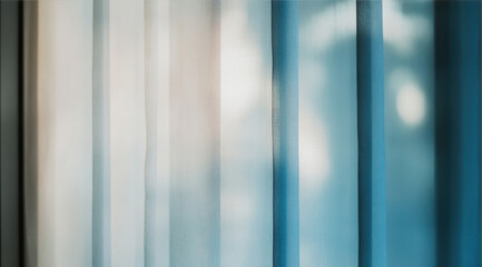 Poster - An abstract minimalist painting of vertical stripes