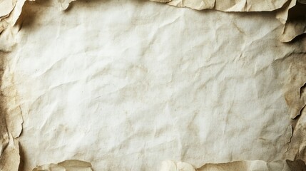 Poster - Crumpled Vintage Paper Background with Natural Textures and Earthy Tones, Perfect for Creative Projects, Invitations, or Nostalgic Designs in High-Resolution Quality
