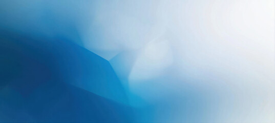 Poster - Abstract blue and white gradient background