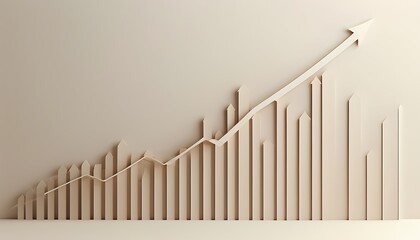 Poster - Business growth trends corporate office infographic digital environment aerial view economic development