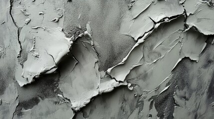 Poster - Abstract texture of gray surface with rough and smooth layers showcasing intricate designs and patterns, perfect for backgrounds and artistic compositions.